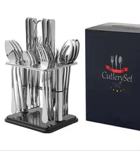 24pcs spoon sets with unique holder (view 2) — Kenya · WIMU Kitchen