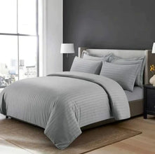 6*7 Stripped Cotton Duvet Cover Set White — Kenya · WIMU Kitchen