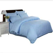 6*7 Stripped Cotton Duvet Cover Set White — Kenya · WIMU Kitchen