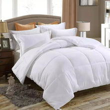 Binded Plain White Cotton Duvet Set — Kenya · WIMU Kitchen