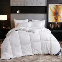 Binded Plain White Cotton Duvet Set — Kenya · WIMU Kitchen