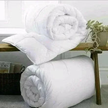 Binded Plain White Cotton Duvet Set — Kenya · WIMU Kitchen