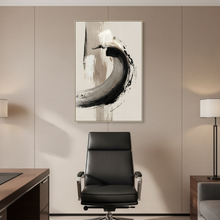 Brush Stroke Oil Painting With Frame — Kenya · WIMU Kitchen