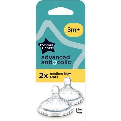 Tommee Tippee Anti-Colic Teats Natural Start & Advanced Medium & Fast Flow (2 Pack) — Kenya · WIMU Kitchen Nairobi