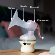 Tommee Tippee Made for Me Single Manual Breast Pump, Wireless and Portable Breastfeeding Supplies, Ergonomic Hand Pump, Massaging Cushions, Direct Pump to Bottle Transition — Kenya · WIMU Kitchen