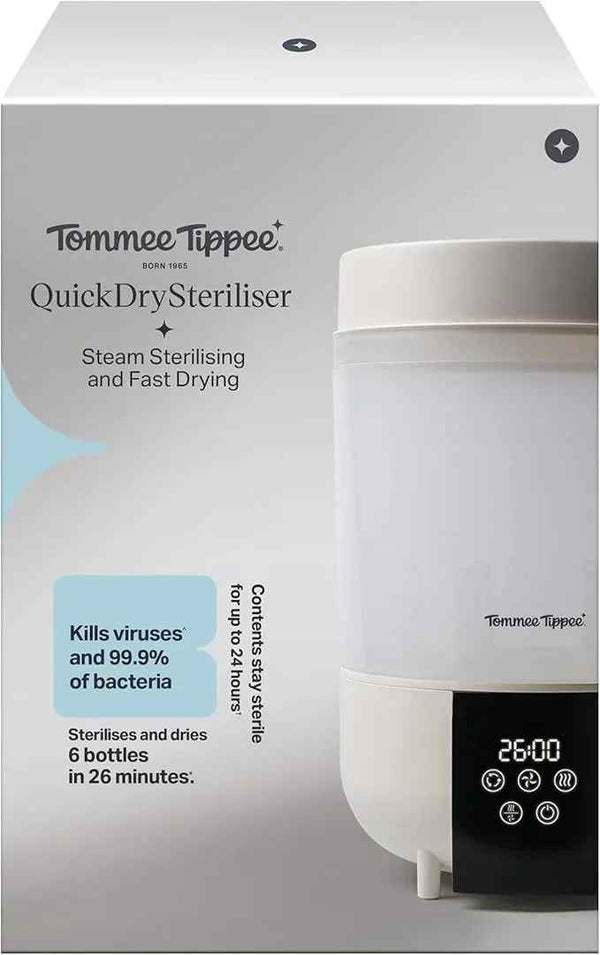 Tommee Tippee Quickdry Steriliser – Steam Steriliser for Baby Bottles & Accessories, 4 Modes, 26‑Minute Cycle, Kills Viruses & 99.9% of Bacteria — Kenya · WIMU Kitchen Nairobi