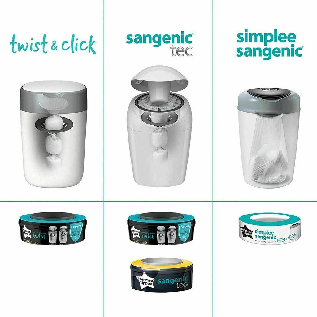 Tommee Tippee Sangenic Twist & Click Advanced Nappy Disposal Refill Cassette 3 Pack — buy in Kenya at WIMU Kitchen Nairobi · M-Pesa accepted