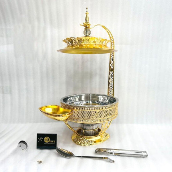 Fancy Buffet Dish Restaurant Food Warmer Heating Container Stainless Steel With Burner – 8L — Kenya · WIMU Kitchen Nairobi