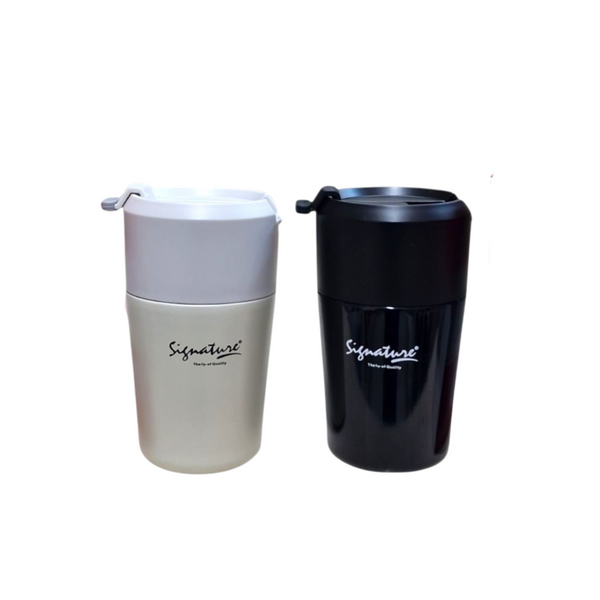 Signature SG-8271 | 380ML Stainless Steel Travel Mug Compact, Vacuum Insulated & Leak-Proof — Kenya · WIMU Kitchen Nairobi
