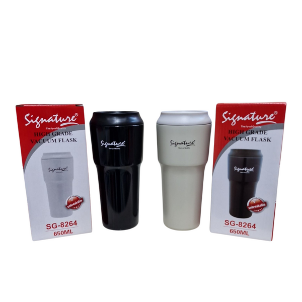 Signature SG-8264 | 650ML Stainless Steel Travel Mug – Large Capacity, Vacuum Insulated & Spill-Proof — Kenya · WIMU Kitchen Nairobi
