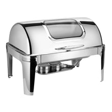 9L Stainless Steel Roll Top Chafing Dish with Glass Window (Buffet Food Warmer) — Kenya · WIMU Kitchen