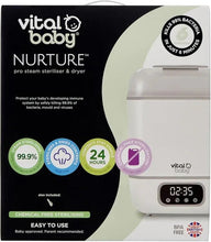 Vital Baby Nurture Pro Steam Steriliser & dryer - Kills 99.9% of Bacteria & Viruses in 6 Minutes - Chemical Free Sterilising - Grey — Kenya · WIMU Kitchen