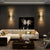 Textured Glass Wall Sconce with Gold Frame WH 2024-07-22-TC — WIMU Kitchen Nairobi