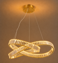 Infinity Crystal LED Chandelier 100W Tri-Colour 800mm — view 3 — Kenya · WIMU Kitchen