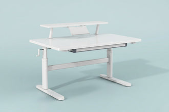 Elevating Study Desk with Drawer & Shelf, 60-90cm — view 2 — Kenya · WIMU Kitchen