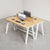 Double Workspace Unit for Two Users, 120 x 120 x 76cm — WIMU Kitchen Nairobi