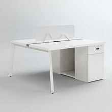 Double Workspace Unit 120 x 127 x 107cm, Two Users — view 2 — Kenya · WIMU Kitchen