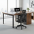 Double Workstation Desk for Two Users, 127 x 120 x 107cm — WIMU Kitchen Nairobi
