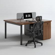Double Workstation Desk for Two, 127 x 120 x 107cm — view 2 — Kenya · WIMU Kitchen