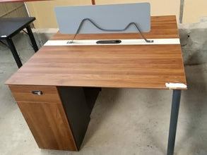 Double Workstation Desk for Two, 127 x 120 x 107cm — view 3 — Kenya · WIMU Kitchen