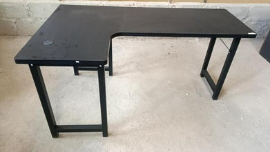 L-Shaped Black Gaming Desk 160 x 100 x 60 x 75cm — view 3 — Kenya · WIMU Kitchen