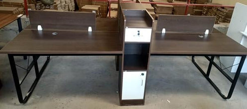 Four Person Workspace Unit 270 x 120 x 112cm — view 3 — Kenya · WIMU Kitchen