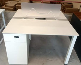 Double Workspace Unit 120 x 127 x 75cm, Two Users — view 3 — Kenya · WIMU Kitchen