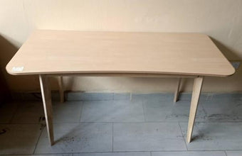 Wooden Computer & Study Desk 140 x 60 x 73cm — view 3 — Kenya · WIMU Kitchen