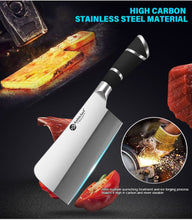 9-Piece Stainless Steel Kitchen Knife Set with Acrylic Block, Shears & Sharpener (view 6) — Kenya · WIMU Kitchen
