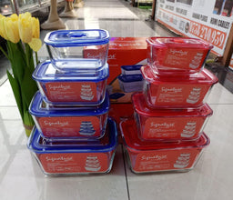 4pcs/set High Borosilicate Glass Storage bowl with lid — WIMU Kitchen Nairobi — Kenya · WIMU Kitchen