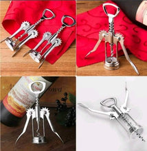 Stainless Steel Corkscrew Wine Opener & Bottle Opener – Manual Waiter Style (view 2) — Kenya · WIMU Kitchen