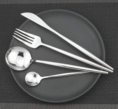 Slim Feng Silver Stainless Cutlery (24 pieces) (view 3) — Kenya · WIMU Kitchen