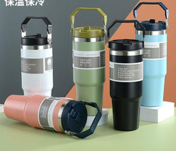 890ml Thermal coffee cup/thermos /water bottle/Themal mug with handle — Kenya · WIMU Kitchen