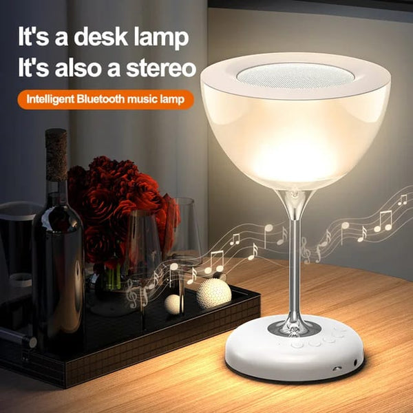 Novel wine glass bedside lamp — Kenya · WIMU Kitchen Nairobi