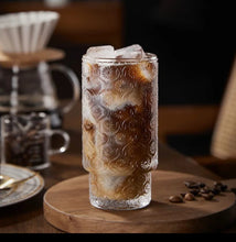 Embossed Vintage Ribbed Glass – 350ml Heat-Resistant Transparent Drinkware (view 2) — Kenya · WIMU Kitchen