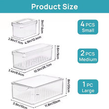 7pcs stackable Fridge storage organizers (view 2) — Kenya · WIMU Kitchen