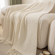 Knitted throw blanket (view 3) — Kenya · WIMU Kitchen