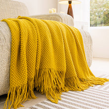 Knitted throw blanket (view 2) — Kenya · WIMU Kitchen