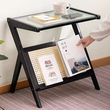 Rattan Side Table/ Bedside Table (view 4) — Kenya · WIMU Kitchen