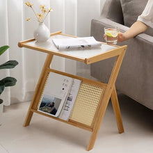 Rattan Side Table/ Bedside Table — Kenya · WIMU Kitchen