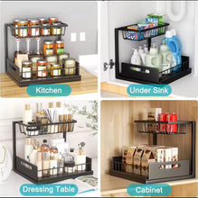 2 Tire Multipurpose Organizer With Slide Rails — Kenya · WIMU Kitchen