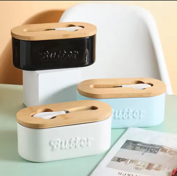 ceramic butter dish — Kenya · WIMU Kitchen Nairobi