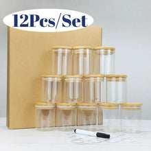 12pc Set Spice Jars (view 2) — Kenya · WIMU Kitchen