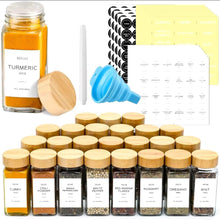 29 PCS SET GLASS STORAGE JARS WITH BAMBOO LID (view 3) — Kenya · WIMU Kitchen