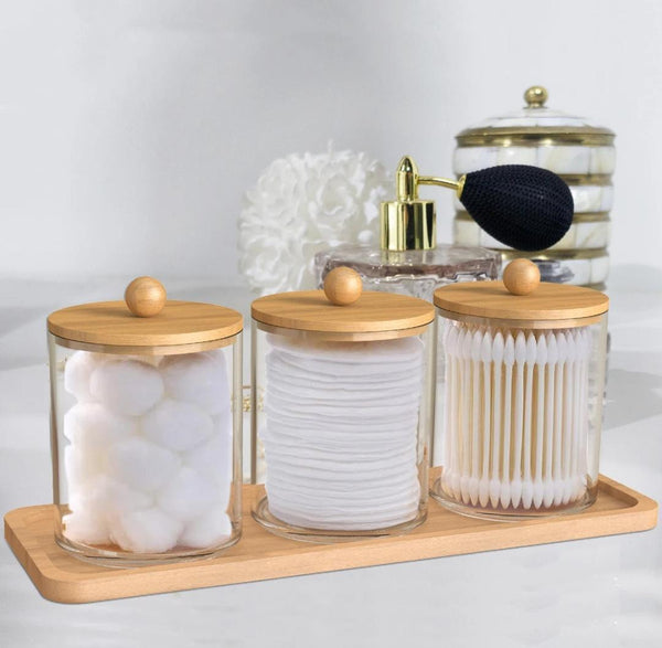 3Pc Set Acrylic swab storage organizer — Kenya · WIMU Kitchen Nairobi