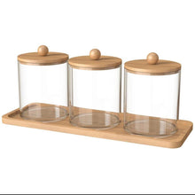 3Pc Set Acrylic swab storage organizer (view 3) — Kenya · WIMU Kitchen