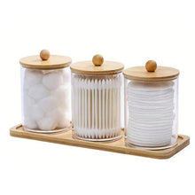 3Pc Set Acrylic swab storage organizer (view 4) — Kenya · WIMU Kitchen