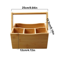 Portable countertop/kitchen cutlery organizer with handle (view 4) — Kenya · WIMU Kitchen