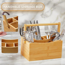 Portable countertop/kitchen cutlery organizer with handle (view 2) — Kenya · WIMU Kitchen
