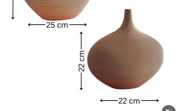 Ceramic decorative vase (view 4) — Kenya · WIMU Kitchen